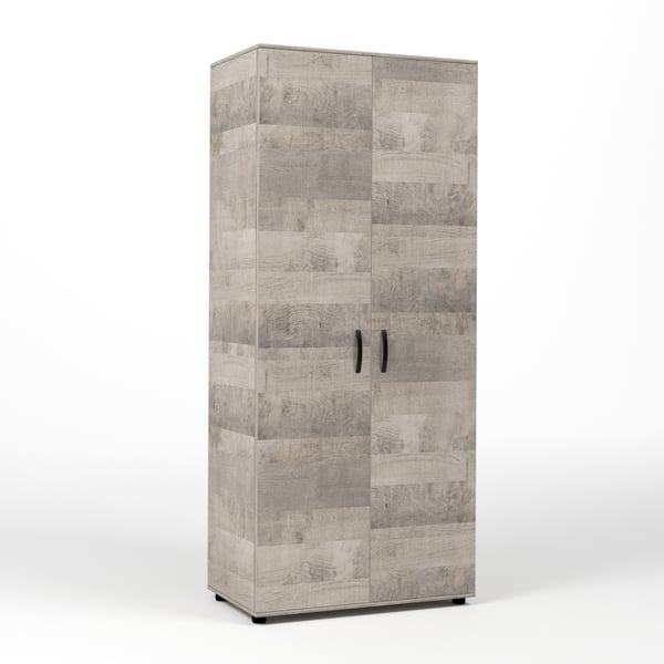 KIT ARMADIO 2 ANTE 80X52X205 CM ROVERE PLAT.K355