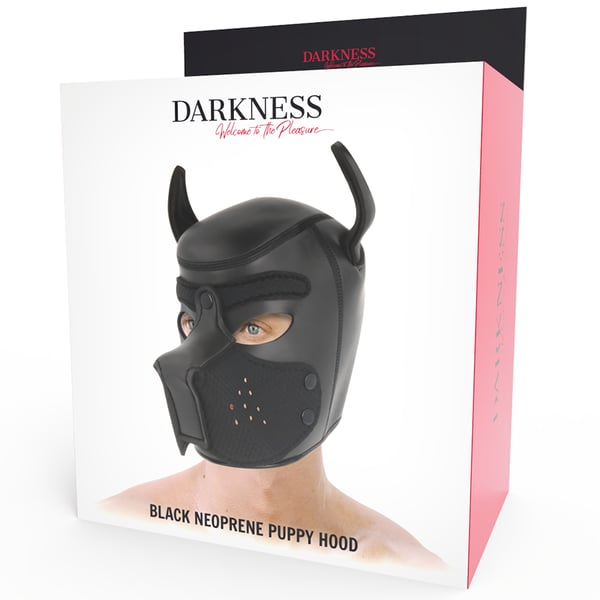 DARKNESS™ - MASQUE POUR CHIEN EN NÉOPRÈNE AVEC MUSEAU AMOVIBLE L