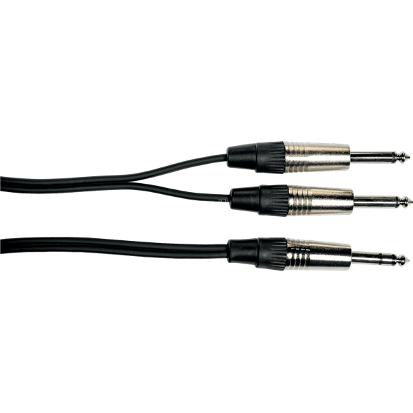 Yellow Cable K05-3 Cavo Segnale 2x Jack Mono/Jack Stereo 3 m