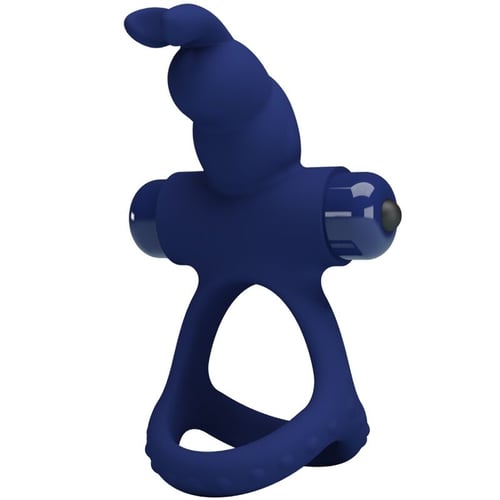 PRETTY LOVE MALE PRETTY LOVE - LUCHITO ANELLO VIBRANTE DOPPIO CONIGLIO BLU
