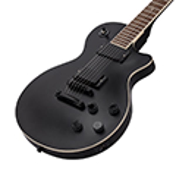 SOUNDSATION Chitarra elettrica cutaway arch top con 2 humbucker e manico set-in. Modello MILESTONE-PRO SE MBK