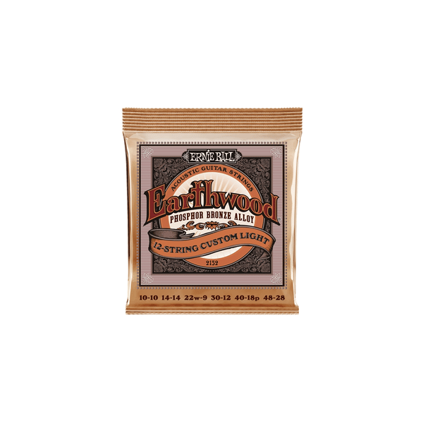 Ernie Ball 2152 Earthwood 12-String Custom Light Phosphore Bronze
