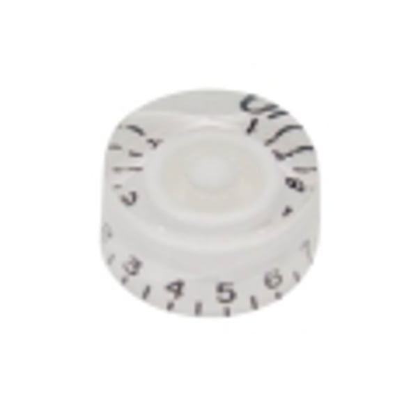 SOUNDSATION PARTS Manopola adatta per Gibson (Bianco Trsparente)