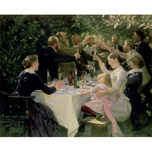 Peder Severin Krøyer Hip Hip Hurrah! Festa degli artisti a Skagen, 1888