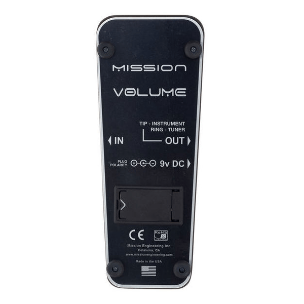 MISSION ENGINEERING VM-PRO-BK PEDALE VOLUME PROFESSIONALE ATTIVO PER CHITARRA ED ALTRI STRUMENTI COLORE NERO