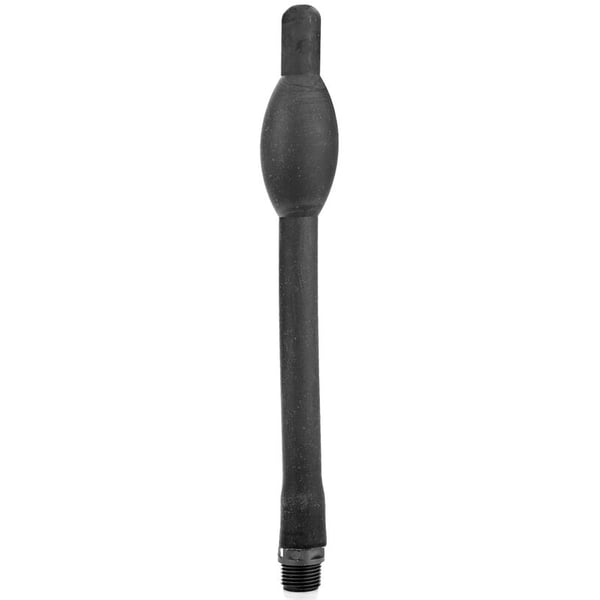 ALL BLACK - DOCCIA ANALE IN SILICONE GONFIABILE 27 CM