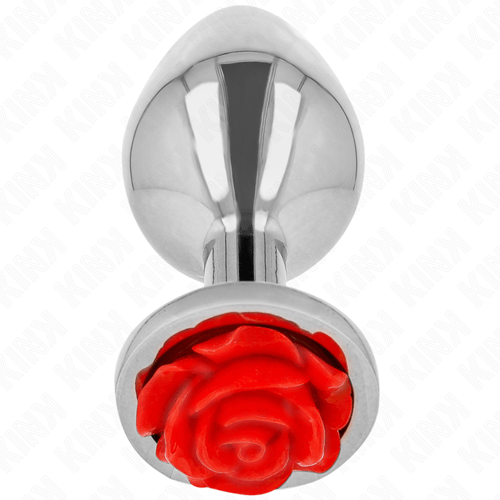 KINK PLEASURE PLUGS KINK - PLUG ANALE ROSA ROSSO TAGLIA S