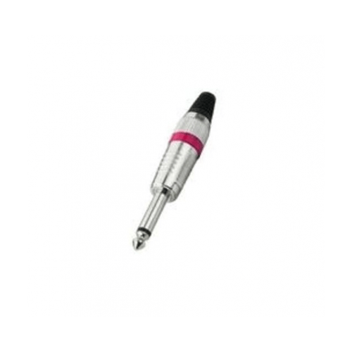 EXTREME CONNETTORE JACK VOLANTE 1/4" CONNETTORE MONO 6,3mm COLORE ROSSO