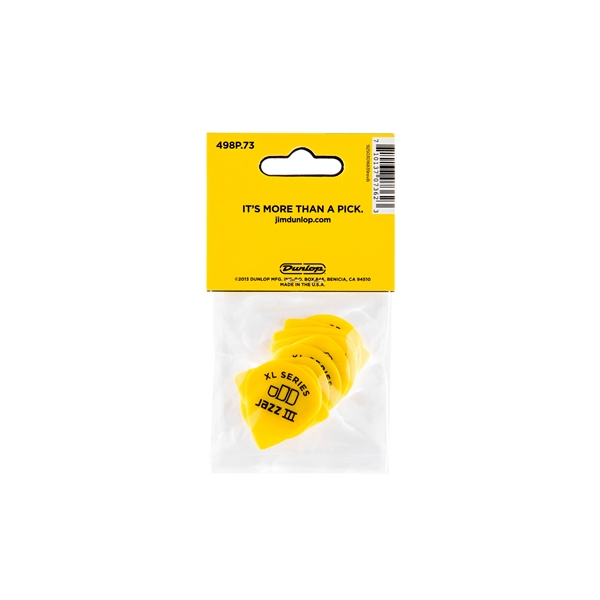 Dunlop 498P.73 TORTEX JAZZ III XL, .73MM