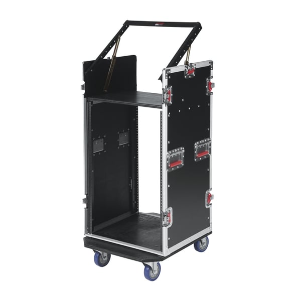 Gator Cases G-TOUR 10X16 PU Flight Case 10U + 16U Rack