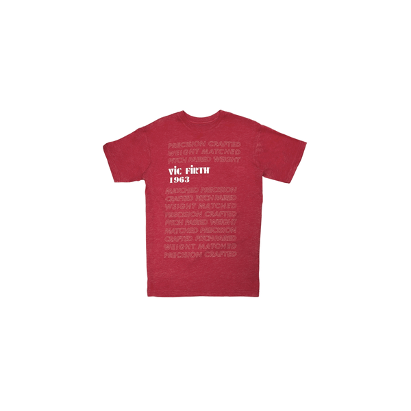 Vic Firth VAT0034-LE 1963 - Red Graphic Tee XL