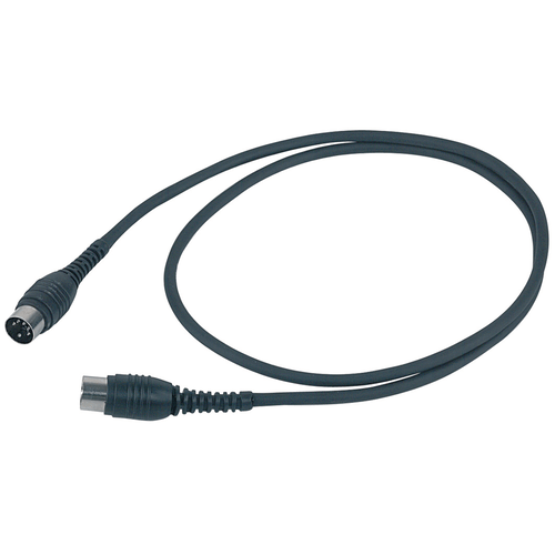 PROEL STAGE Cavo professionale MIDI con connessioni 5P DIN stampate. Lunghezza: 1.5 metri. Colore disponibile: Nero. Altre lunghezze disponibili: visualizzare le specifiche tecniche