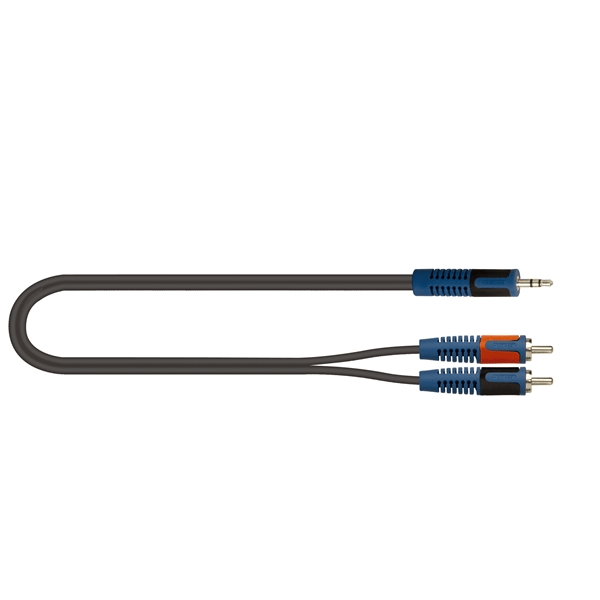 Quik Lok RKSA/150-1 Minijack Stereo/2 RCA Maschio