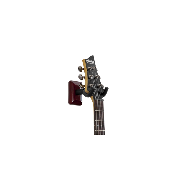Gator Frameworks GFW-GTR-HNGRCHR Supporto a muro per chitarra con piastra ciliegio<br>