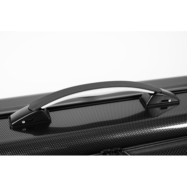 BAM ITALIA 5301XLSC HIGHTECH OBLONG VIOLA CASE SILVER CARBON