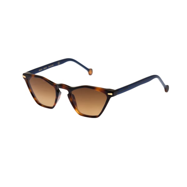 Kyme Eyewear Peggy: vintage cat-eye sunglasses. Color Tobacco, Material Acetate cellulose, Size Small