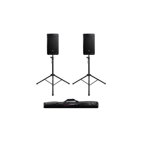 Gator Frameworks GFW-SPK-2000SET Coppia di Supporti per Speaker con Borsa