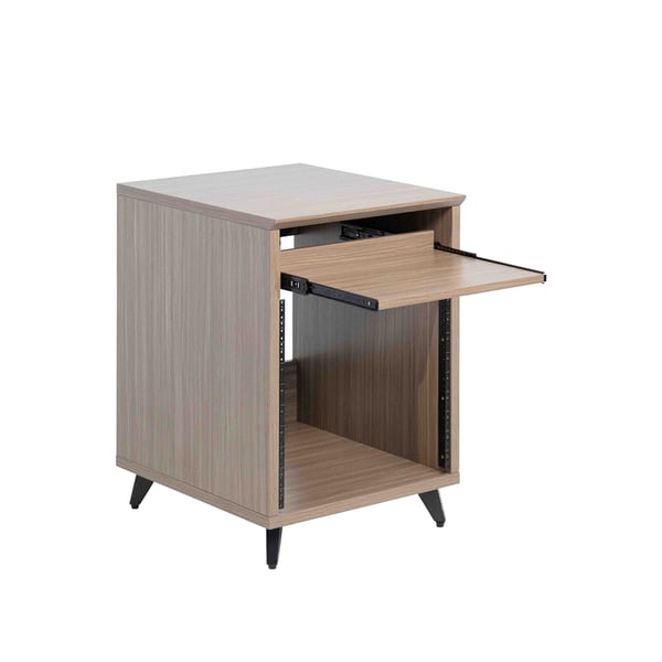 Gator Frameworks GFW-ELITEDESKRK-GRY Rack studio 10U in grigio driftwood<br>