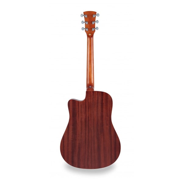SOUNDSATION Chitarra acustica dreadnought amplificata con armrest in mogano. Modello EDGE ST DNCE-NT