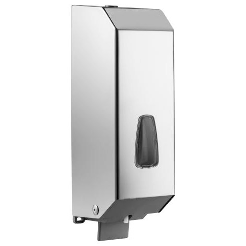 Dispenser distributore sapone liquido in acciaio inox azionamento a leva