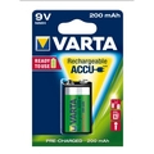 VARTA Ricaricabile ACCU 9V 200mah. Modello 56722101401