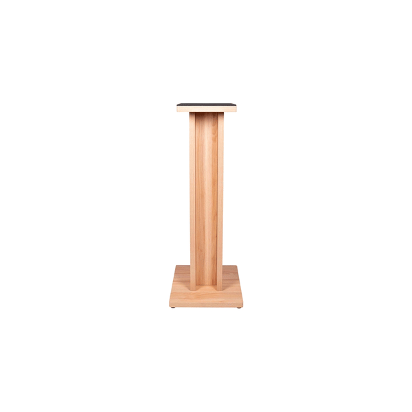 Gator Frameworks GFW-ELITESPKSTMN-MPL Coppia di supporti per monitor da studio in legno con finitura naturale Maple opaca<br>