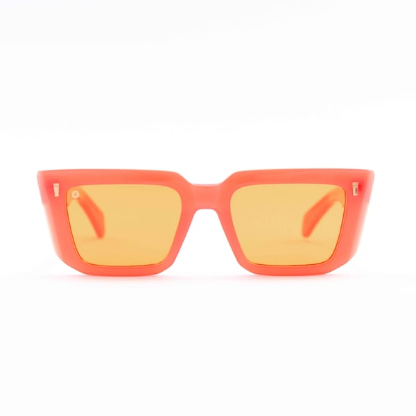 Kyme Eyewear COZY6 - Bold Rectangular Streetwear Sunglasses in Orange Kyme Eyewear COZY6 - Bold Rectangular Streetwear Sunglasses in Orange