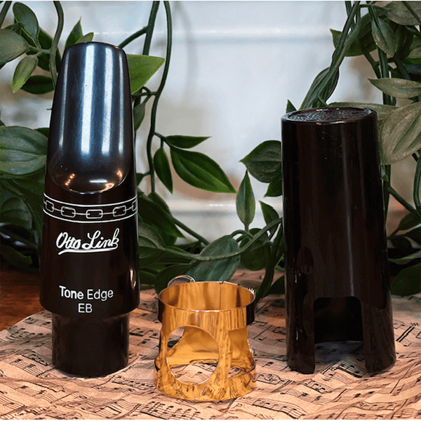 Otto Link Bocchino Sax Contralto Tone Edge Early Babbitt 7 - 2,54 mm