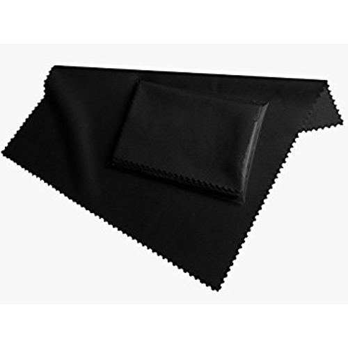 CHERRYMUSIC CHERRY MUSIC GUITAR CLEANING CLOTH PANNO PULISCI CORDE PER CHITARRA MANDOLINO UKULELE BANJO COLORE NERO