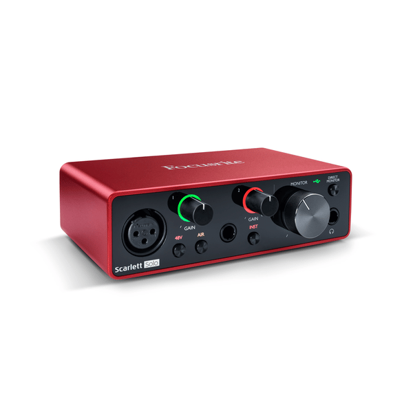FOCUSRITE SCARLETT SOLO INTERFACCIA AUDIO USB 2 IN 2 OUT SCHEDA AUDIO TERZA GENERAZIONE ( 3RD GEN ) GENERATION MKIII