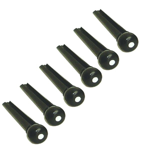 SOUNDSATION PARTS Bloccacorde Nero con Punto Bianco (Busta da 50 pz)