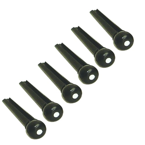 SOUNDSATION PARTS Bloccacorde Nero con Punto Bianco (Busta da 50 pz)