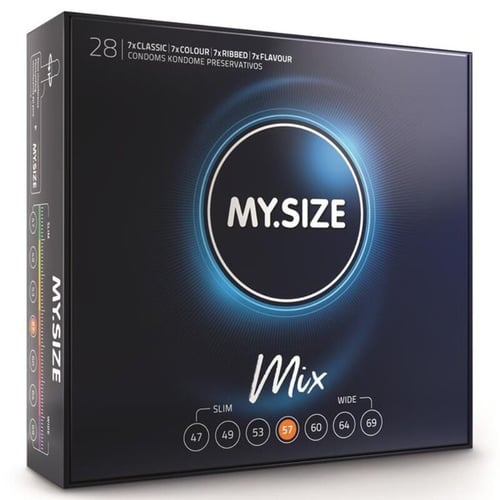 MY SIZE MIX MY SIZE - MIX PRESERVATIVI 57 MM 28 UNIT