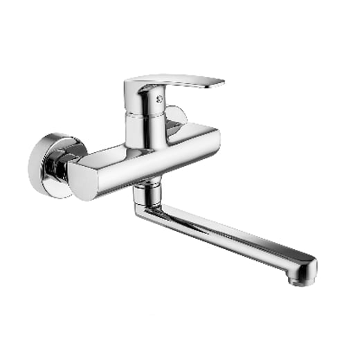 Miscelatore monoc. lavello a muro linea lime
