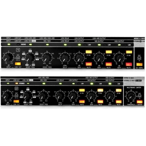 BEHRINGER CX3400-V2 SUPER-X PRO CROSSOVER 3 VIE STEREO 4 MONO USCITA SUBWOOFER