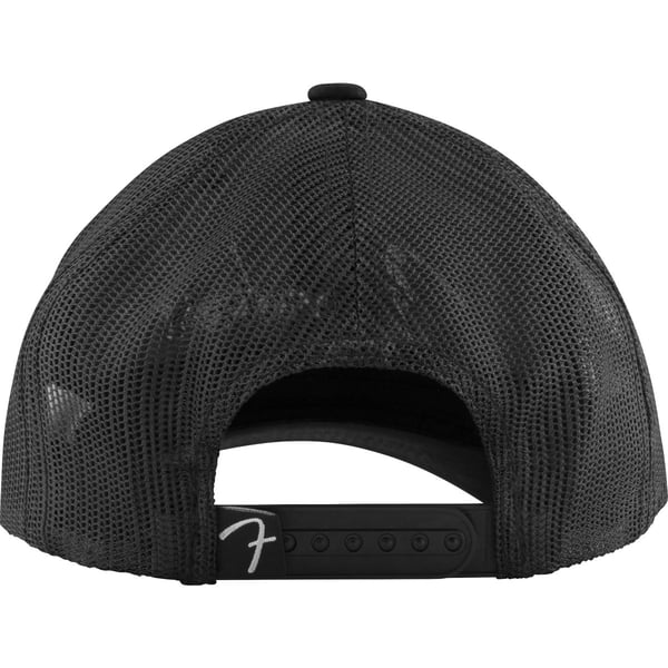Cappellino Fender 6 Panel Mesh porta plettro, Black