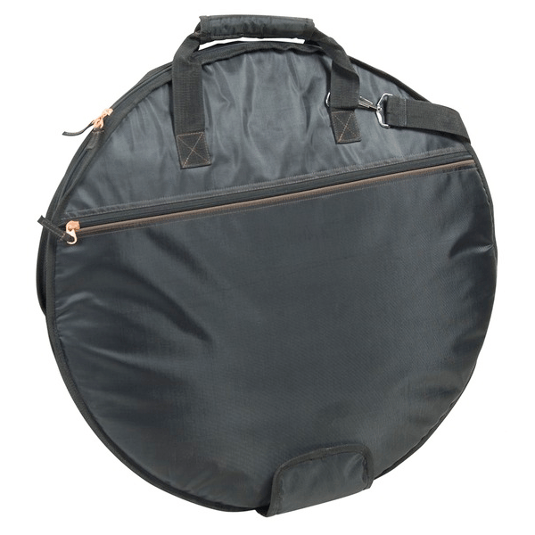 PROEL STAGE Borsa per piatti con tasca porta bacchette in robusto nylon 420D antistrappo con imbottitura in poliuretano espanso ad alta densità da 10 mm Disponibile in colore nero.