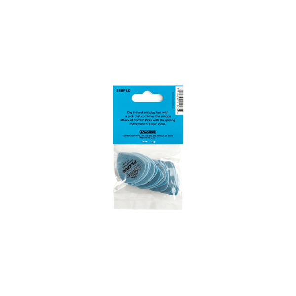 Dunlop 558P100 Tortex Flow Standard 1.0 mm Player's Pack/12