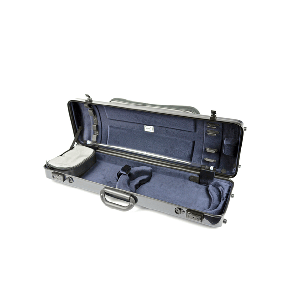 BAM ITALIA 2011XLC CUSTODIA HIGHTECH OBLONG PER VIOLINO POCKET - BLACK CARBON