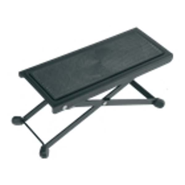 RTX FTX Poggia Piede per Chitarra Classica Metallo Nero