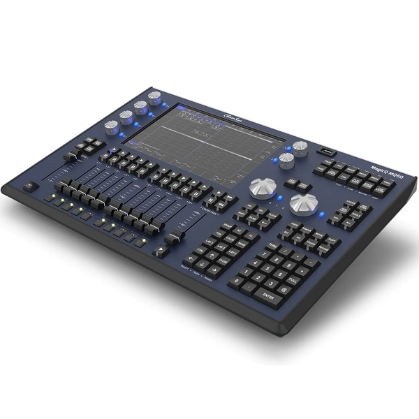CHAMSYS MAGICQ MQ50 CONSOLE MIXER LUCI COMPATTA 6 UNIVERSI DMX 4 USCITE DIRETTE DMX 512 1 PLAYBACK FADERS