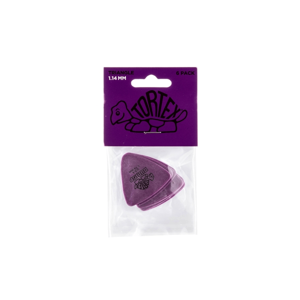 Dunlop 431P Tortex Triangle Purple 1.14