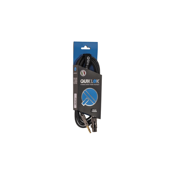Quik Lok ITST/FJS-5 XLR Femmina/Jack Stereo