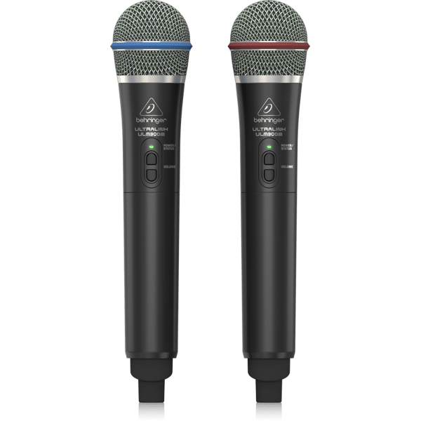 BEHRINGER ULM302 MIC DOPPIO RADIOMICROFONO PALMARE WIRELESS DIGITALE 2,4 GHz