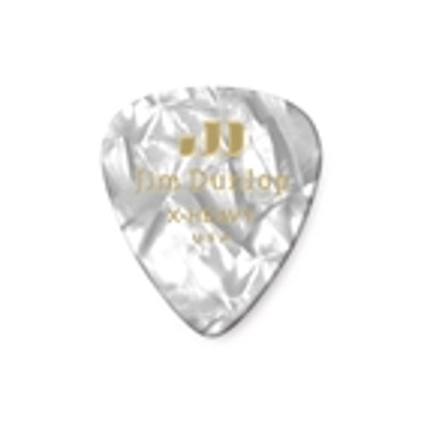Dunlop 483R#04 White Perloid - Extra Heavy