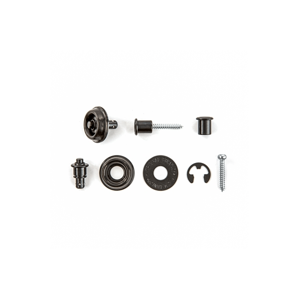 Dunlop SLS1403BK Straplok Flush Mount Strap Retainer System, Black