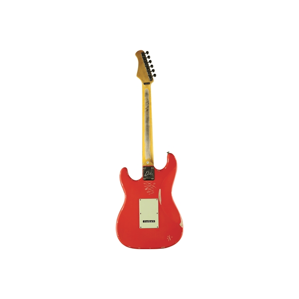 Eko Guitars S-300 Relic Fiesta Red