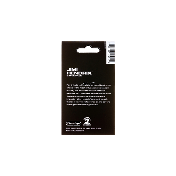 Dunlop JHP03H Jimi Hendrix Electric Ladyland Player's Pack/6