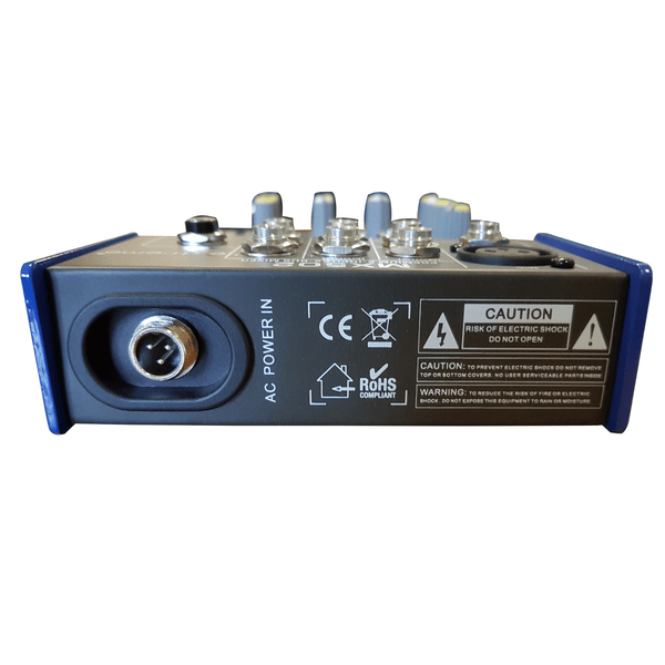 EXTREME MX502 MIXER 3 CANALI COMPATTO PER LIVE PHANTOM POWER +48V + CD TAPE IN E OUT