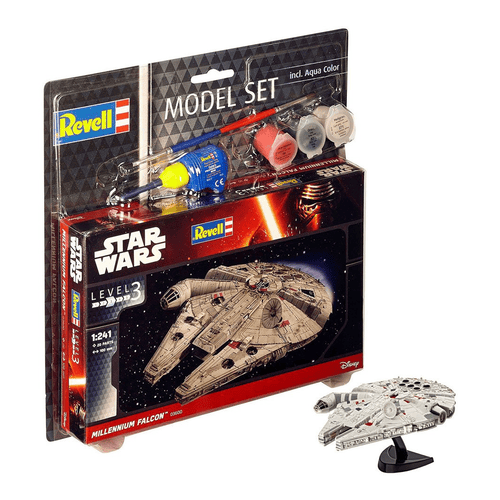 Star Wars maquette 1/241 Model Set Millennium Falcon 10 cm